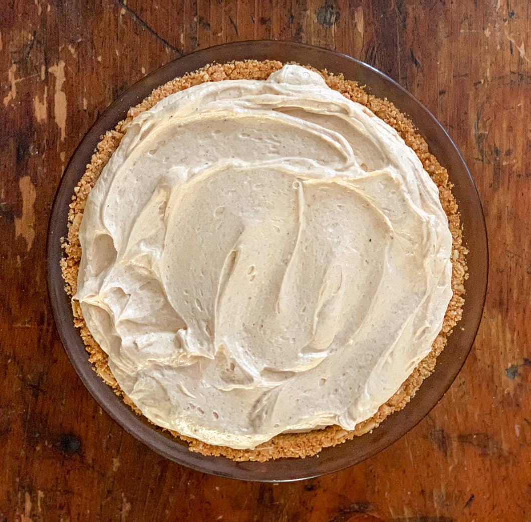 Peanut Butter Chai Pie